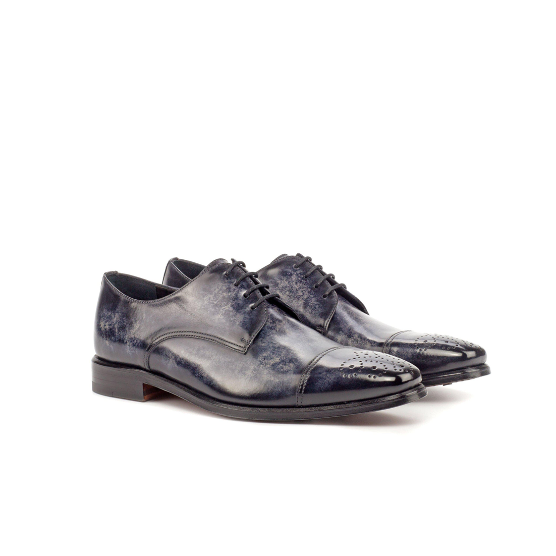 Lush Lavender Leather Lace-Up Oxford Shoes