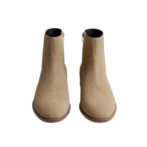 Baker Luxe Suede Zip Chelsea Boots