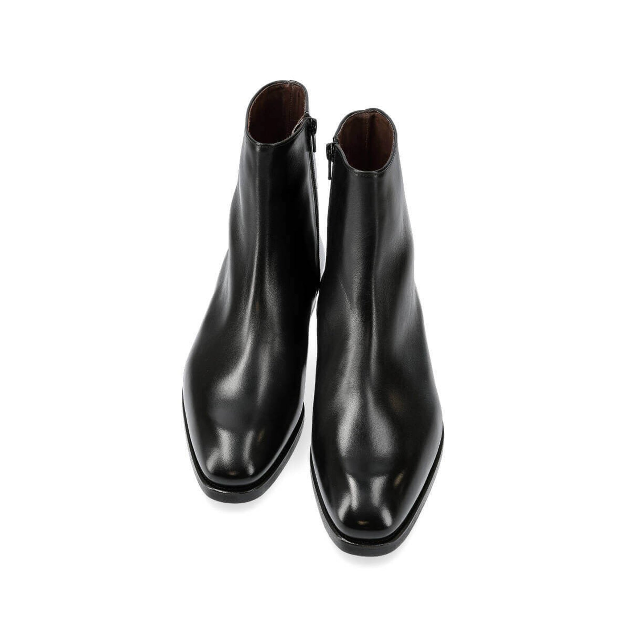 Classic Chelsea Black Leather Boots