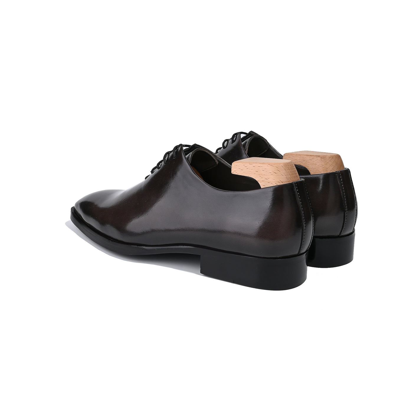Classic Plane Toe Whole Cut Oxford Shoes