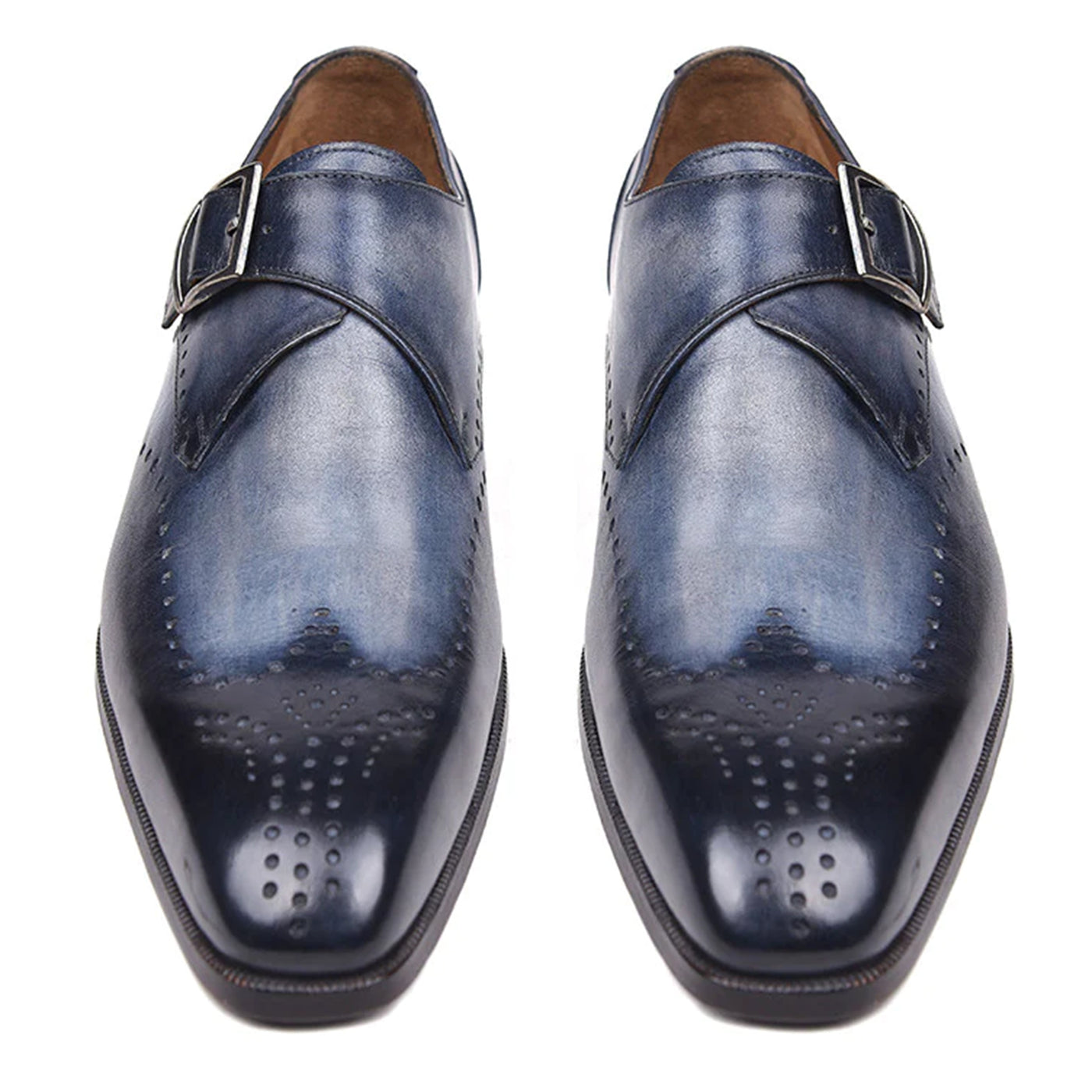 Lorenzo Brogue Single Monkstrap Shoes