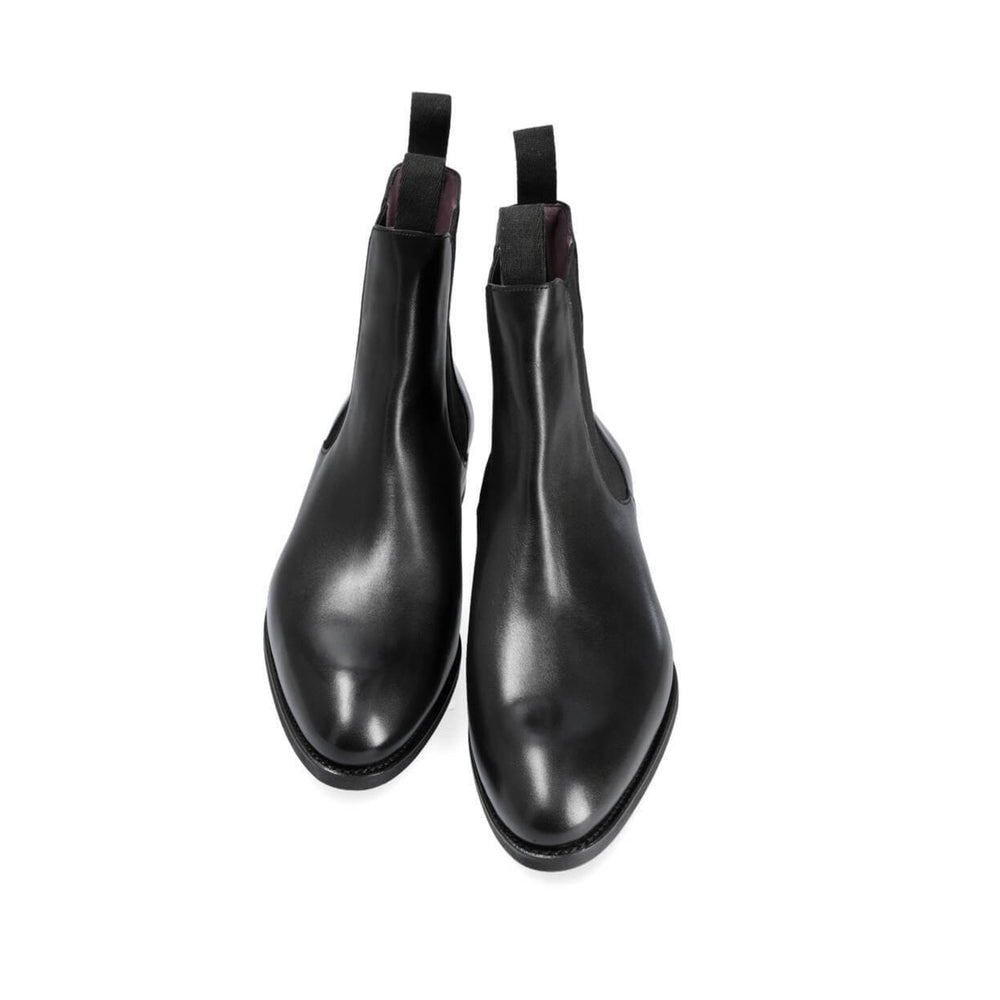 Chelsea Black Leather Boots - Italian Shoes Company