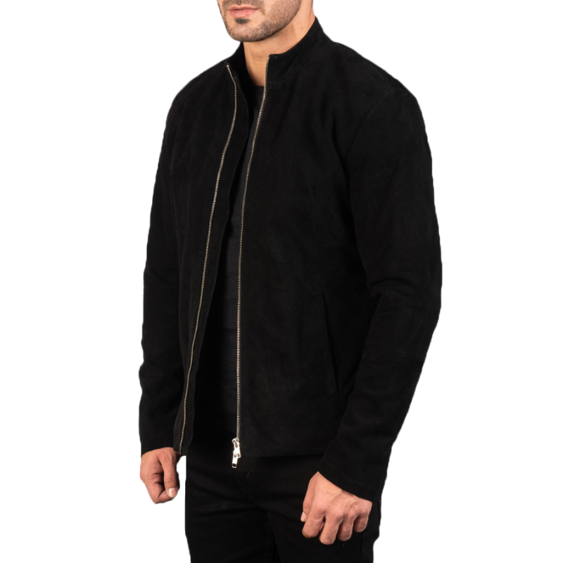 Fenros Suede Biker Jacket