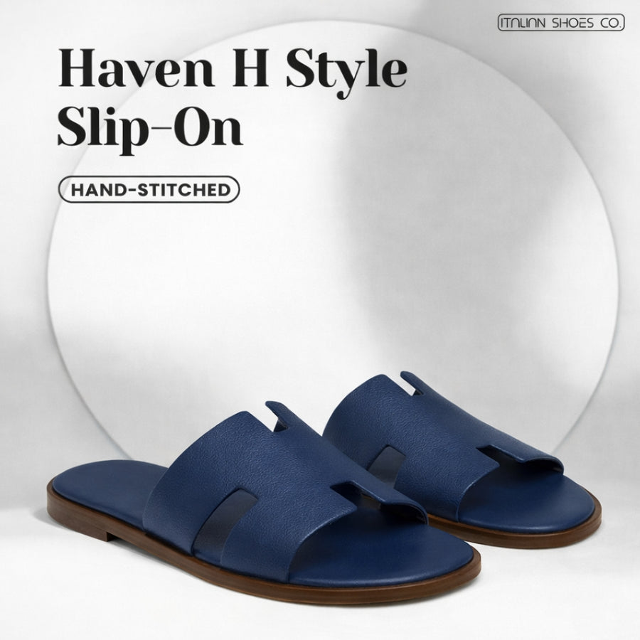 Haven H Style Slip On Blue