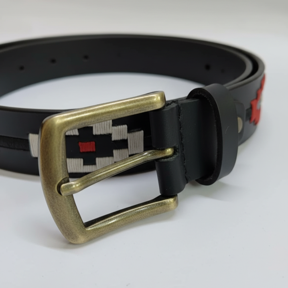 Crimson Thread Legacy Grain Leather Belt