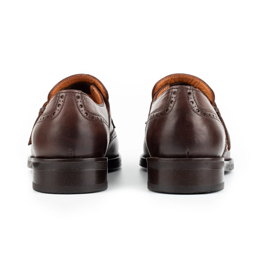 Chestnut Single Monk Strap Men s Shoes