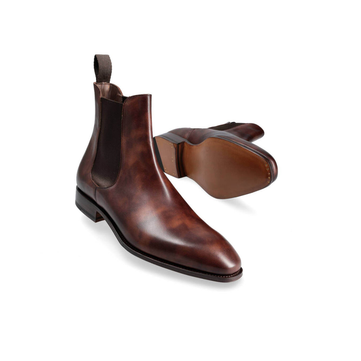 Dark Chelsea Men's Leather Boots