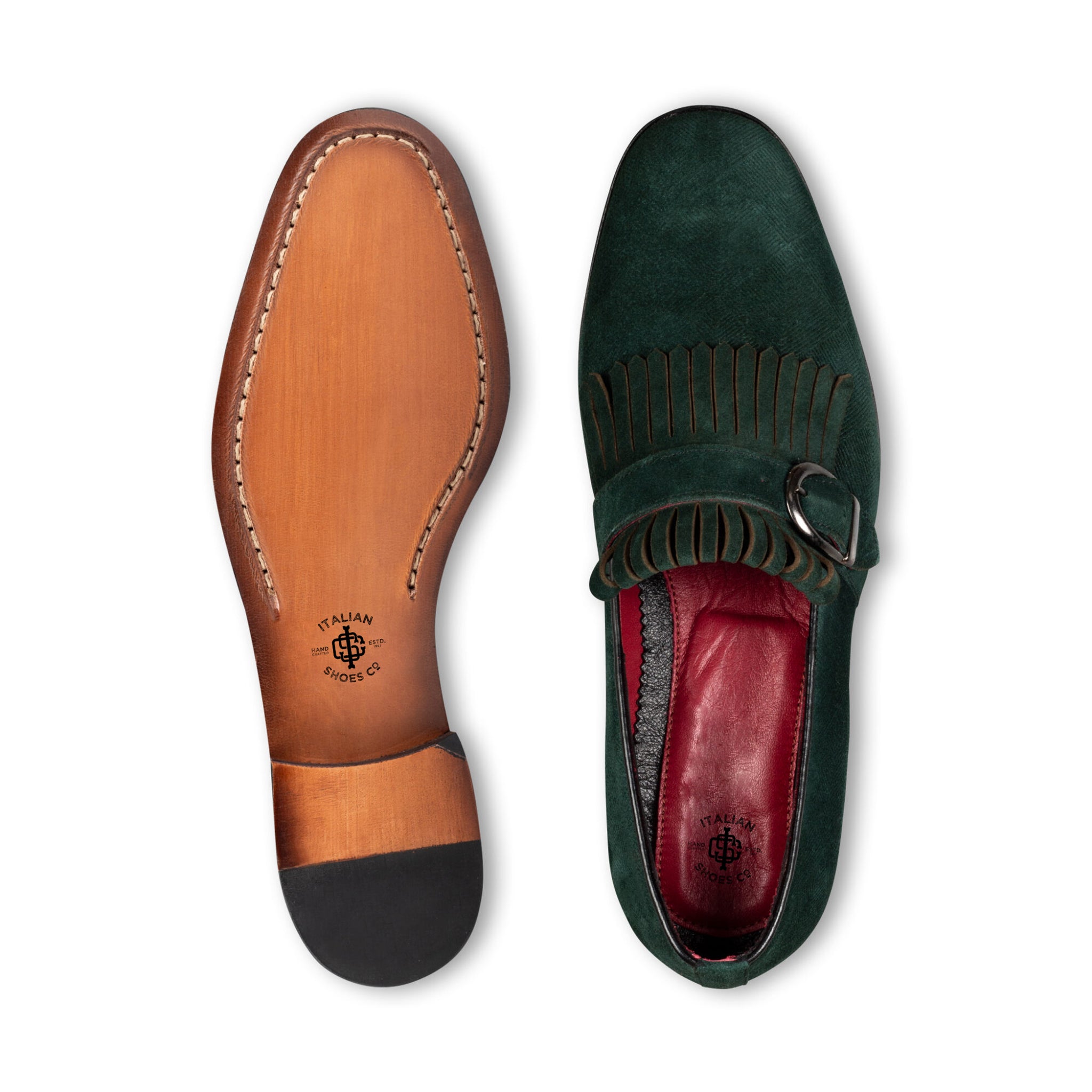 Luca Handcrafted Single Monkstrap Men's Shoes