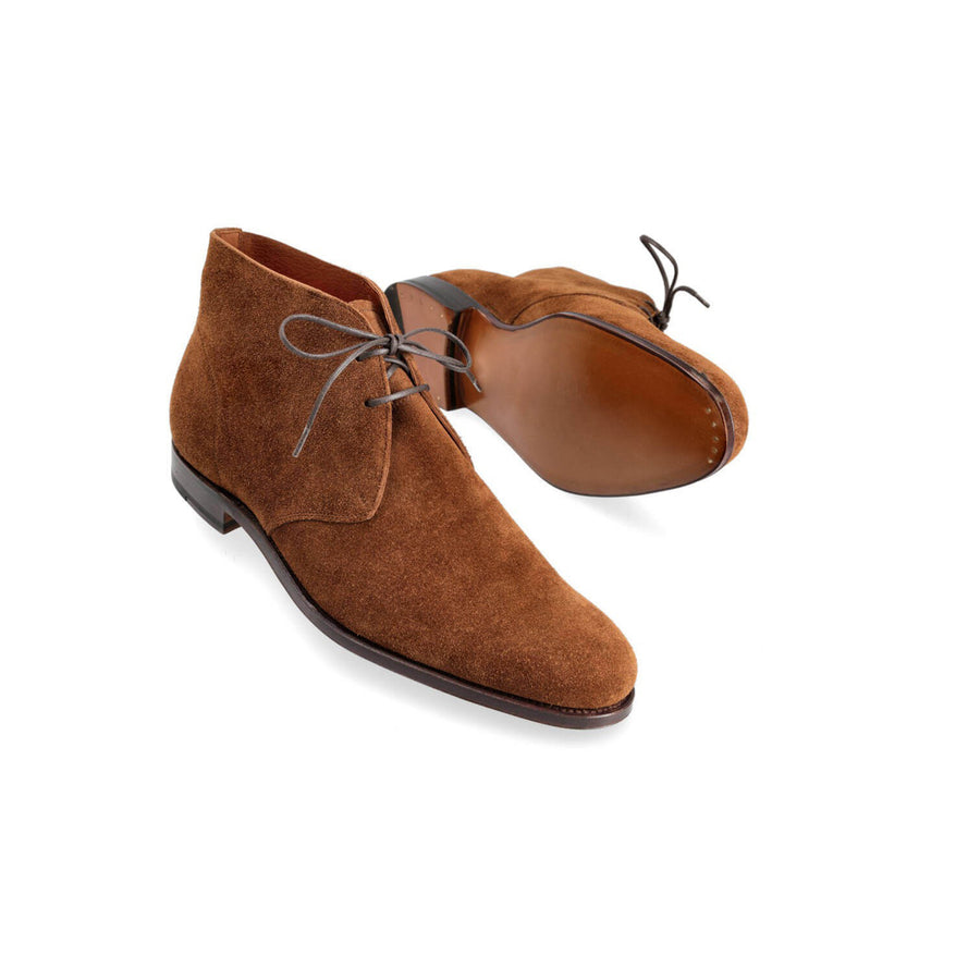 Mocha Chukka Boots for Men s
