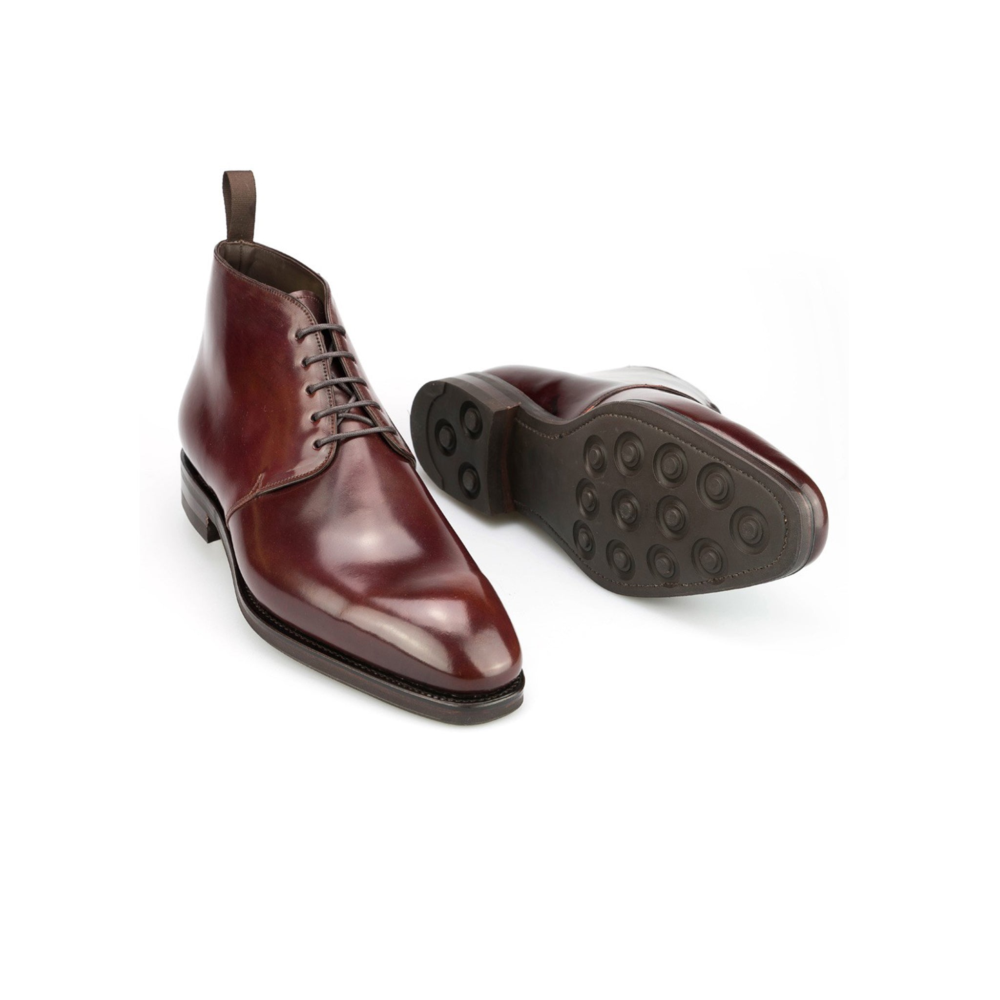 Wine Chukka Boots for Men's