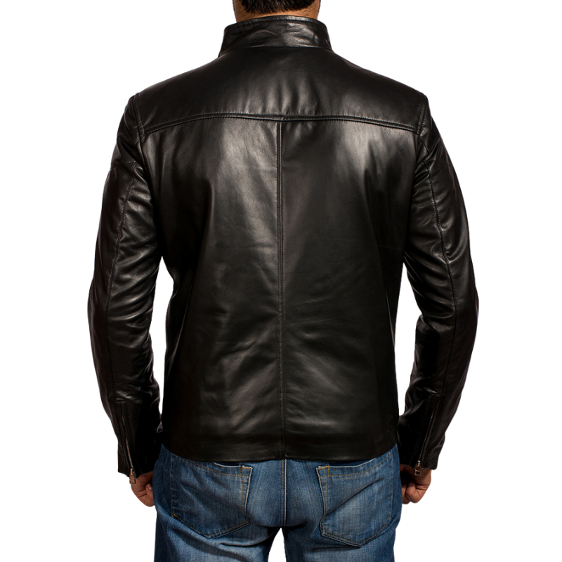 Axiron Leather Biker Jacket