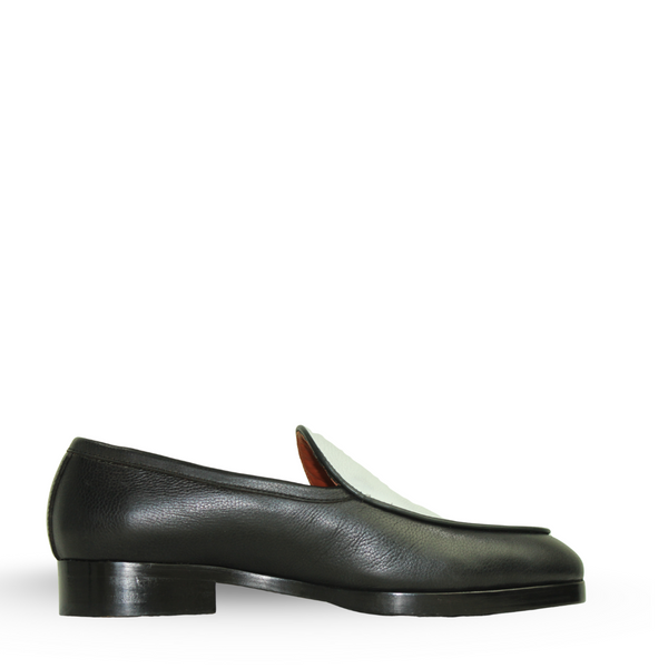 Mens Leather Dual Tone Italian Loafer
