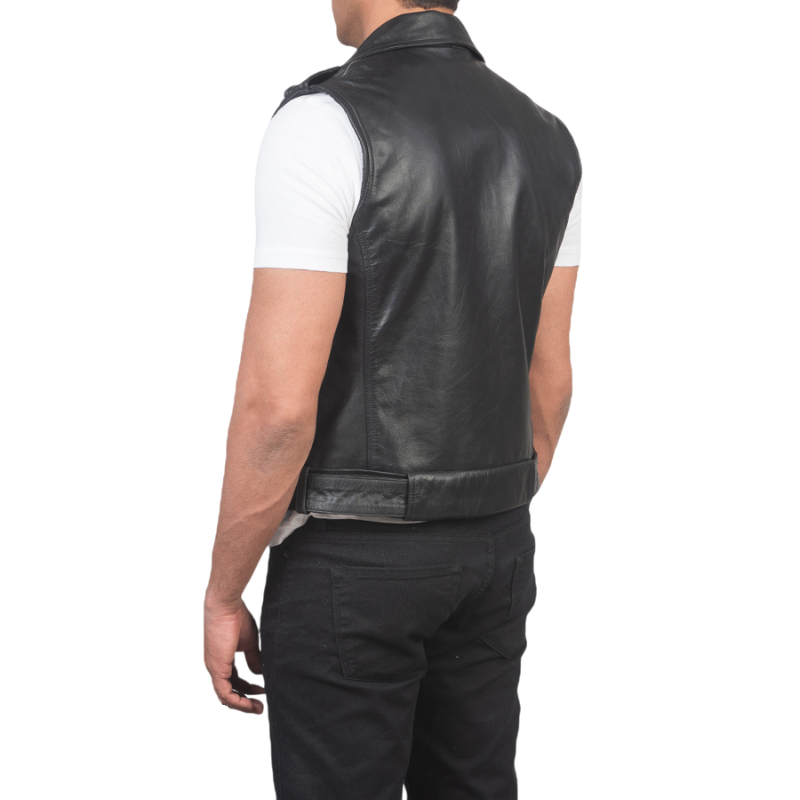 Klyden Leather Biker Vest