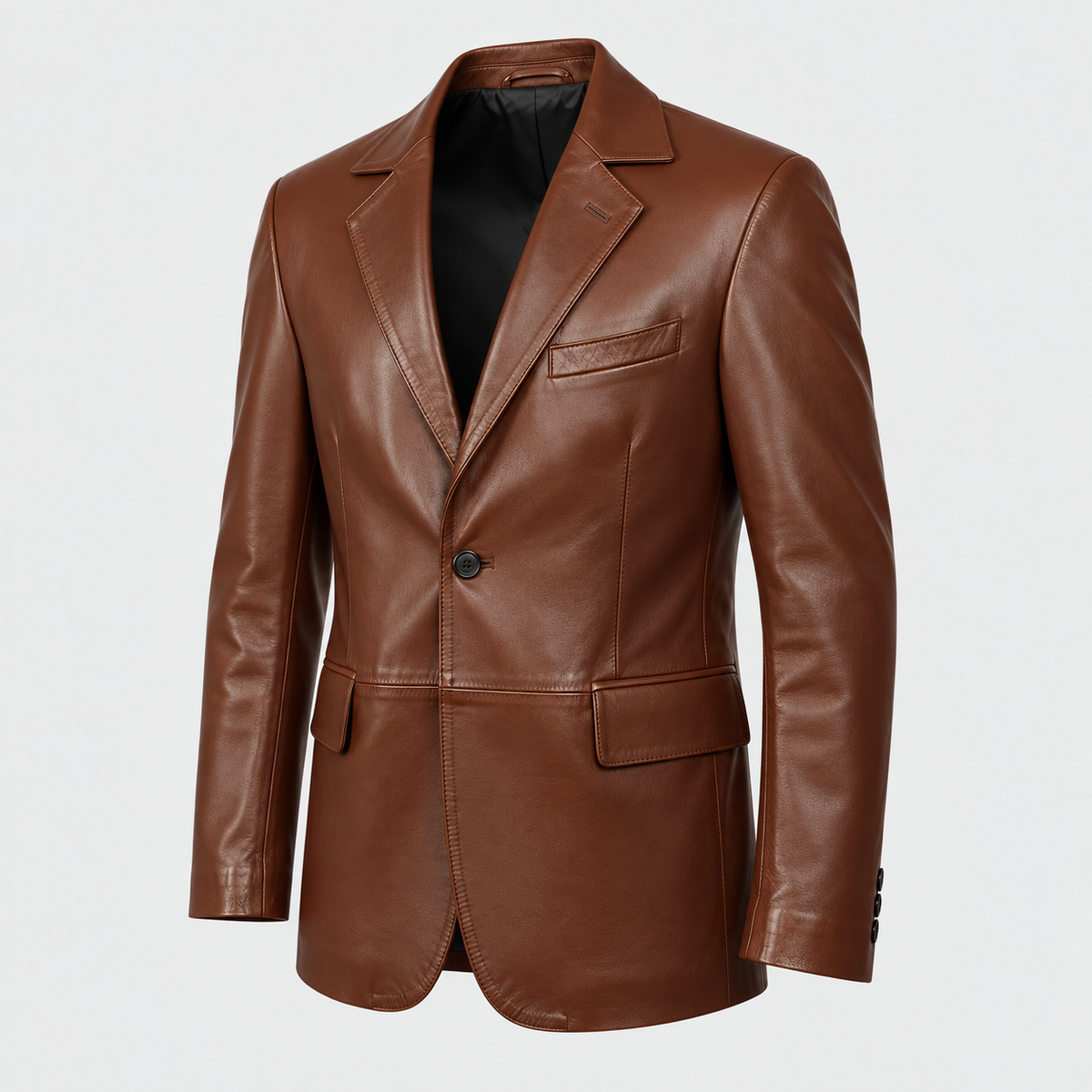 Astaire Leather Blazer