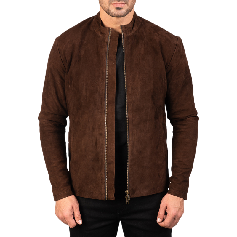 Fenros Suede Biker Jacket