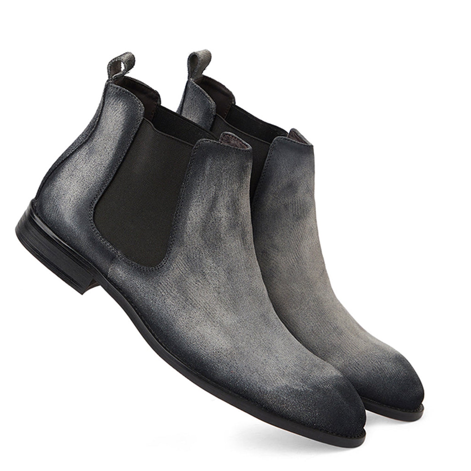 Midnight Grey Chelsea Boots