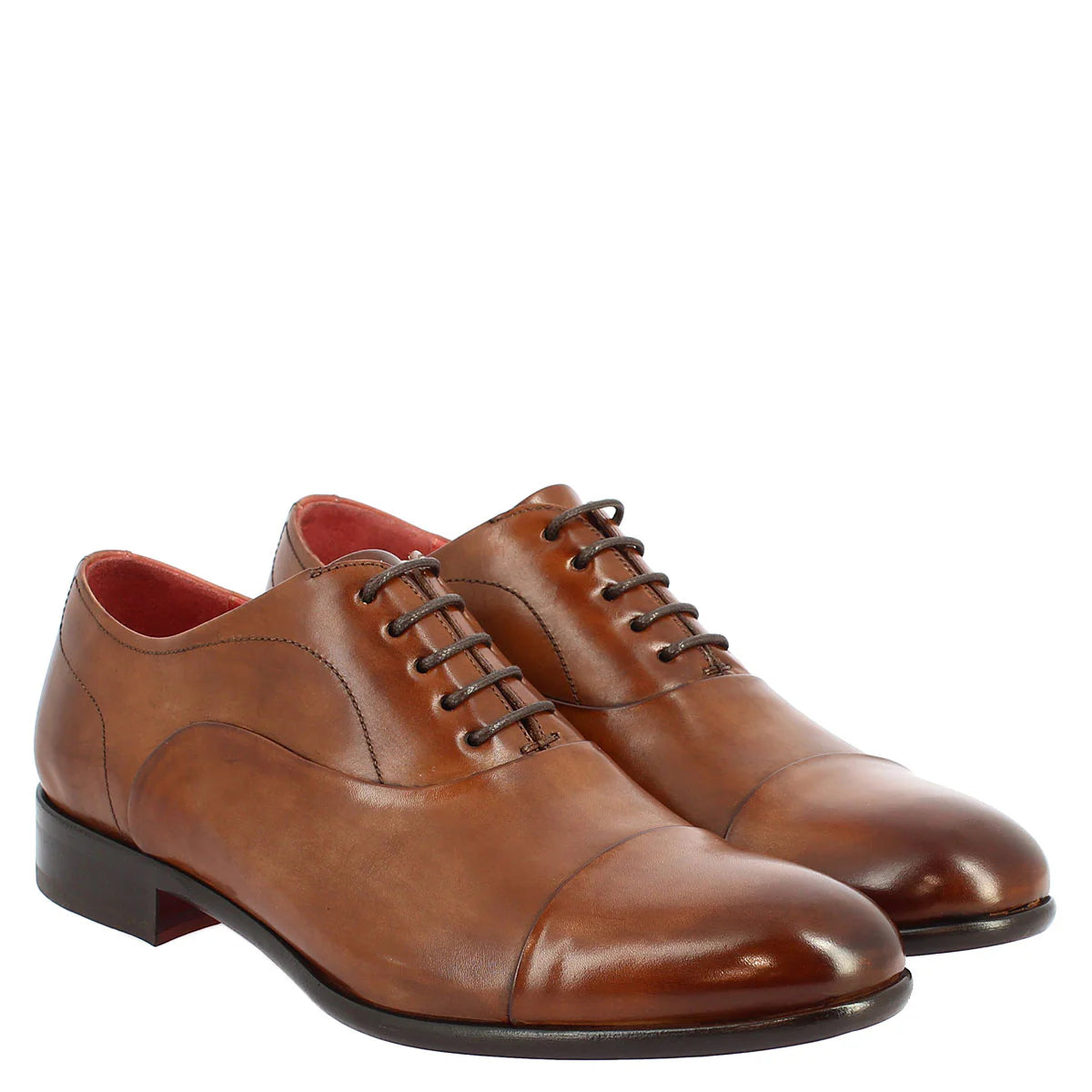 Brandy Leather Lace-up Shoes