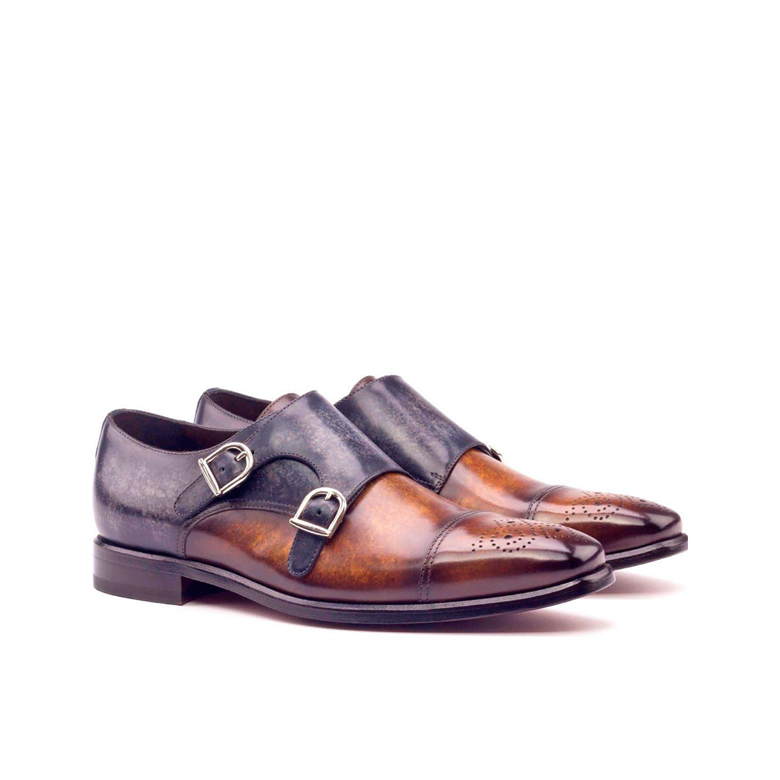 Tranquil Tundra Monkstrap Shoes