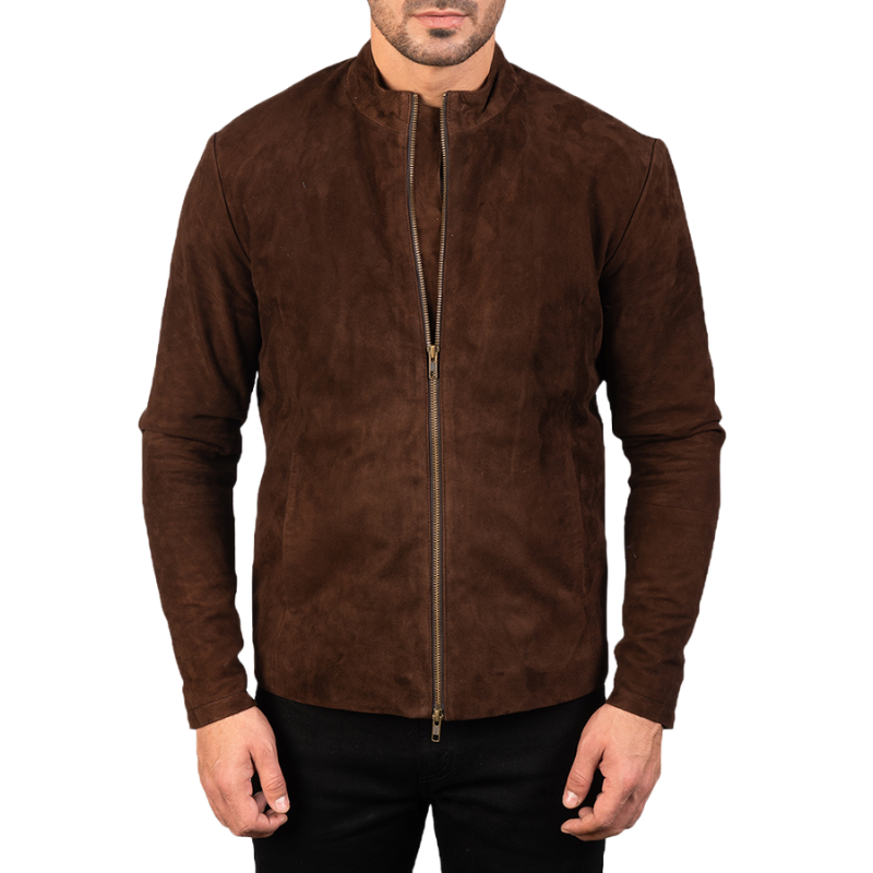 Fenros Suede Biker Jacket