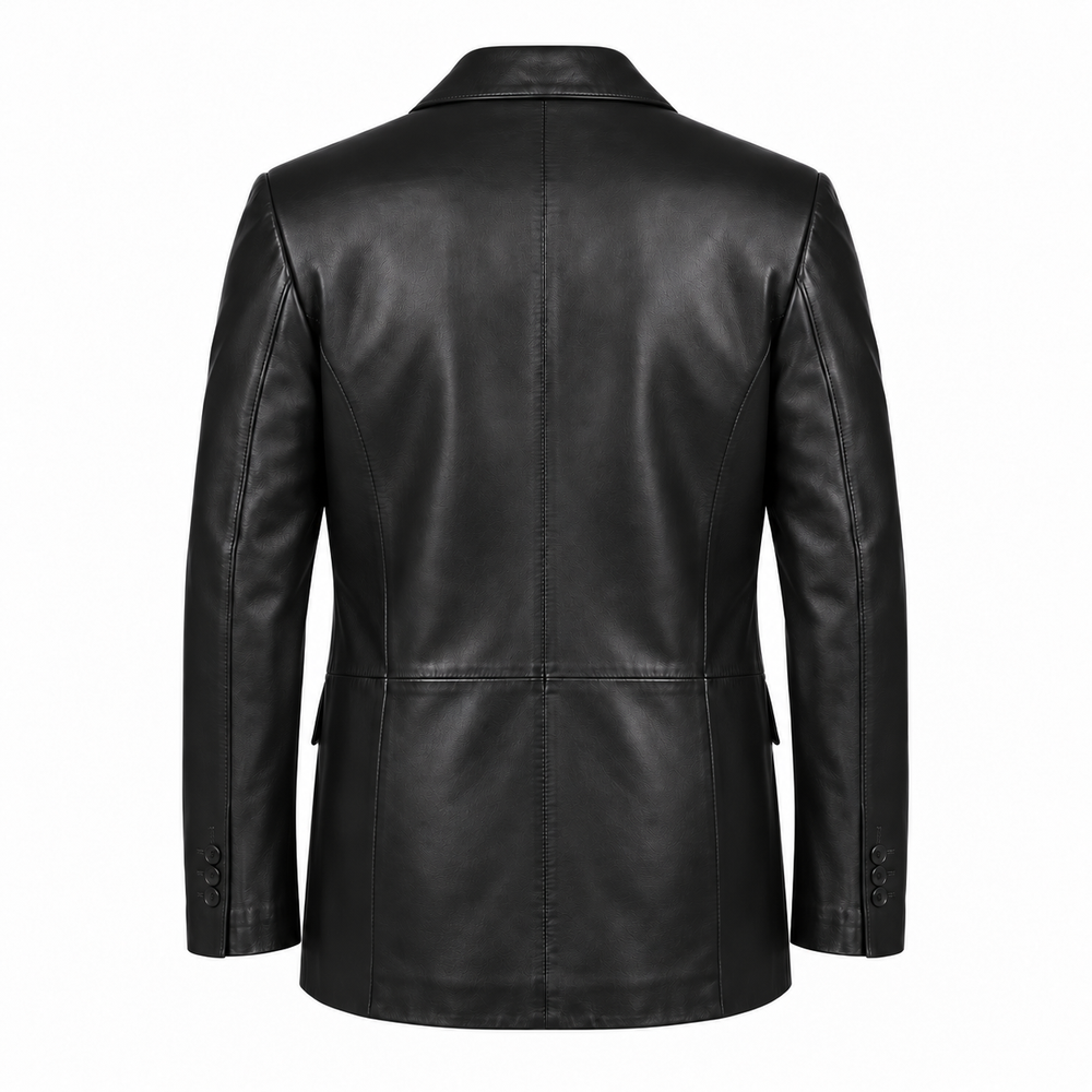 Astaire Leather Blazer