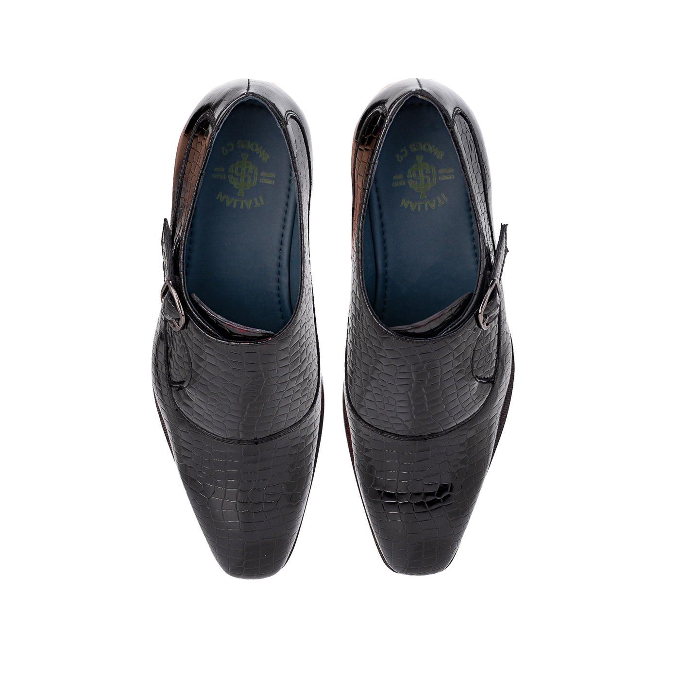 Python Leather Single Monkstrap Men s Shoes