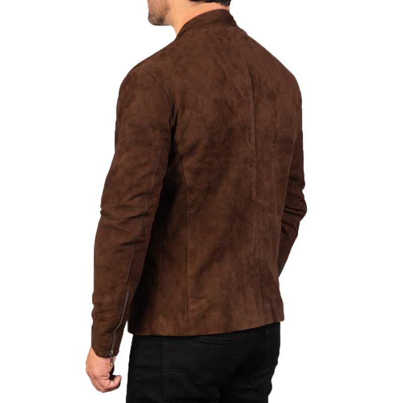 Fenros Suede Biker Jacket