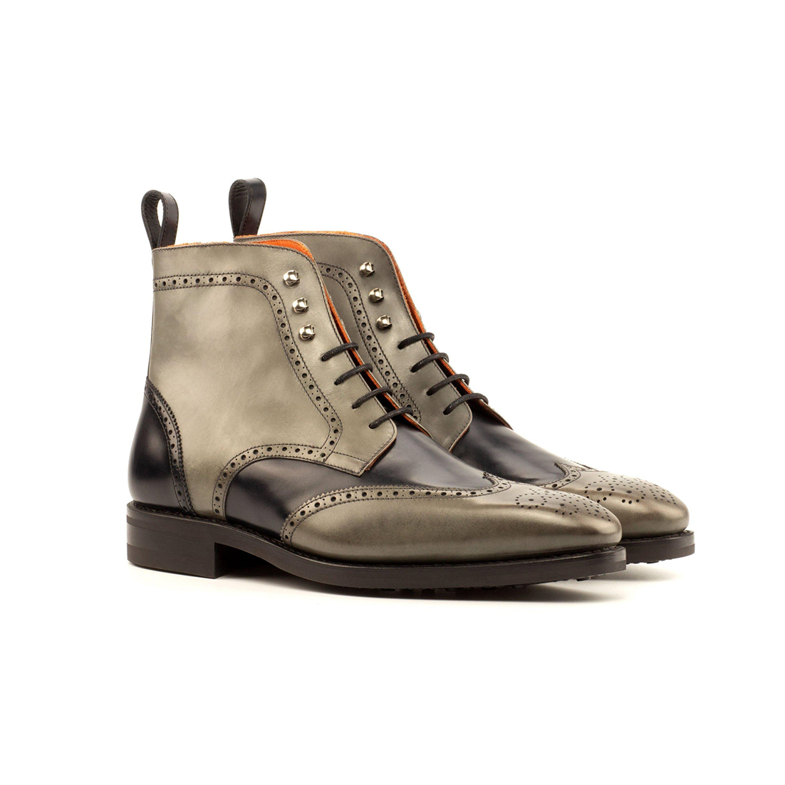 Military Brogue Boot