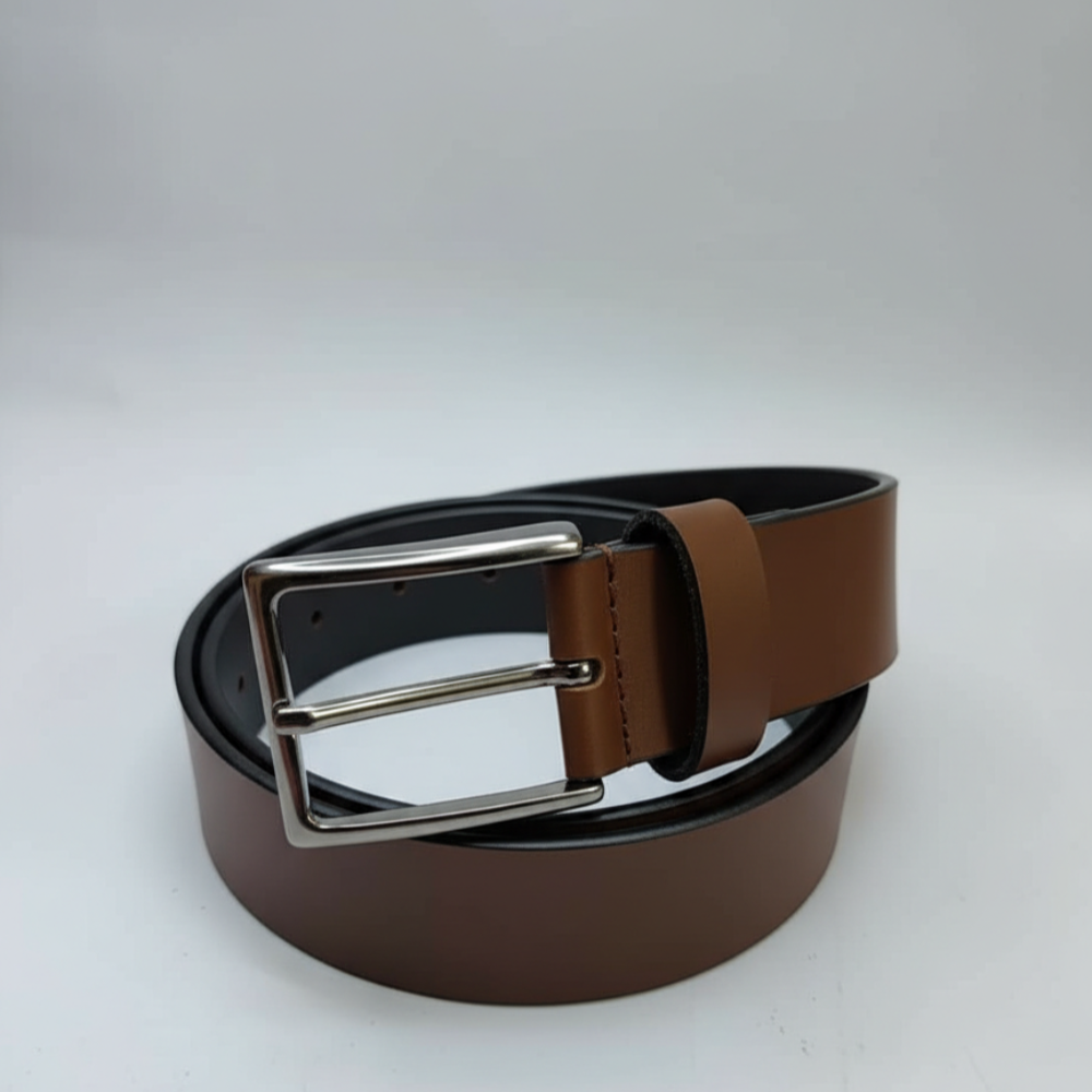 Classic Regal Noir Grain Leather Belt