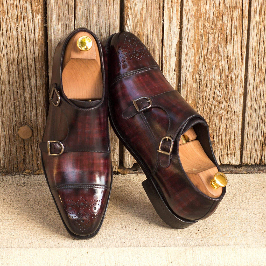 Daring Dusk Monkstrap Shoes