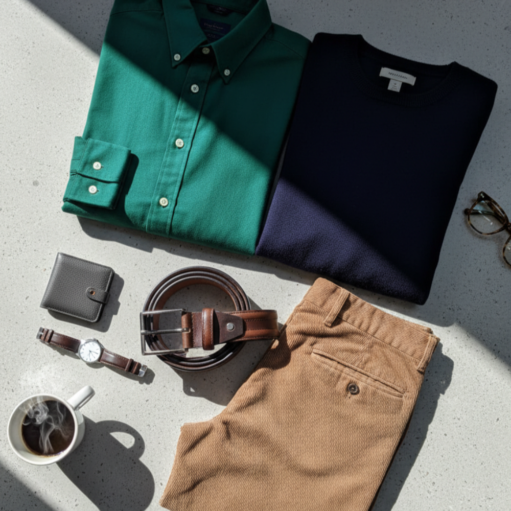 Classic Rivet Lineage Grain Leather Belt