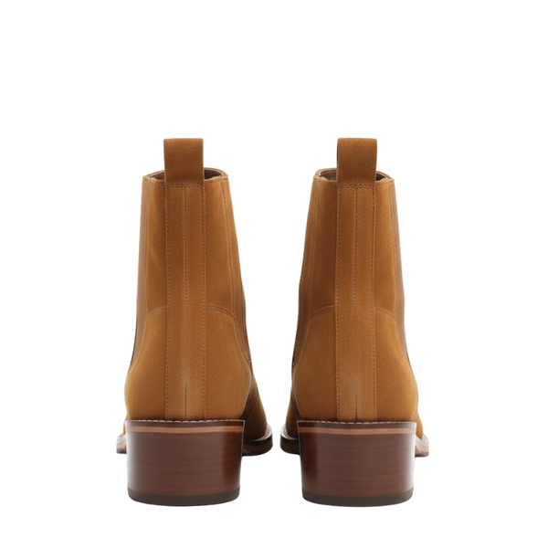 Aiden Suede Chelsea Boots With Side Zipper