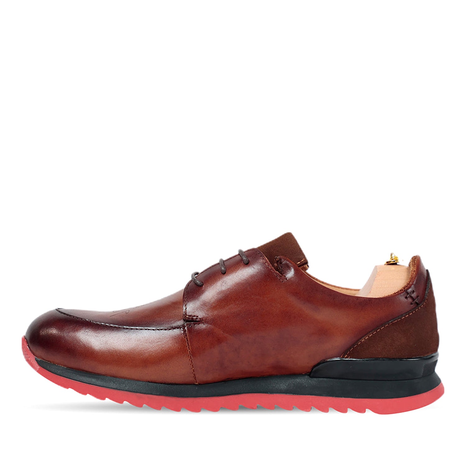 Alexandro Brown Leather Sneaker