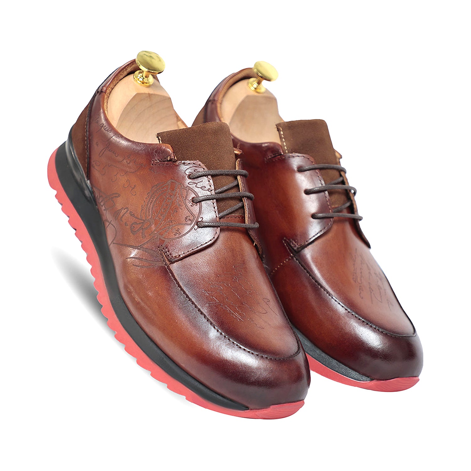 Alexandro Brown Leather Sneaker