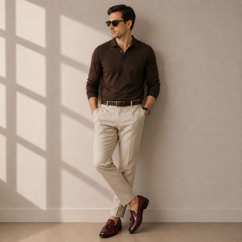Alfred Croco Leather Luxe Tassel Loafer