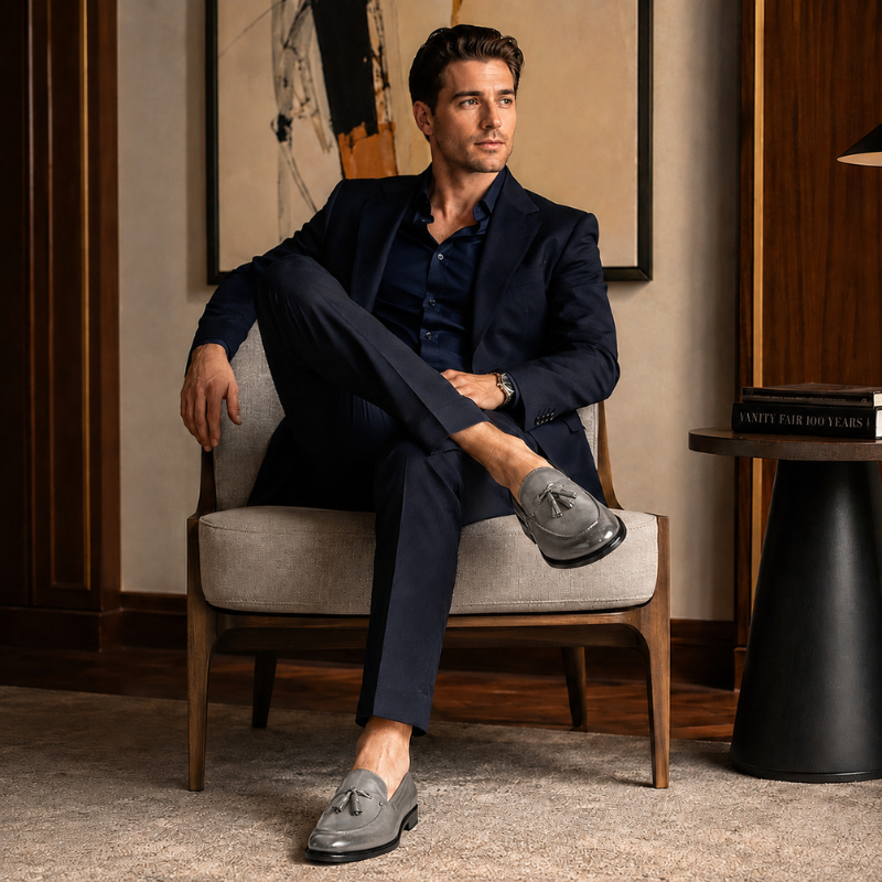 Alfred Leather Luxe Tassel Loafer