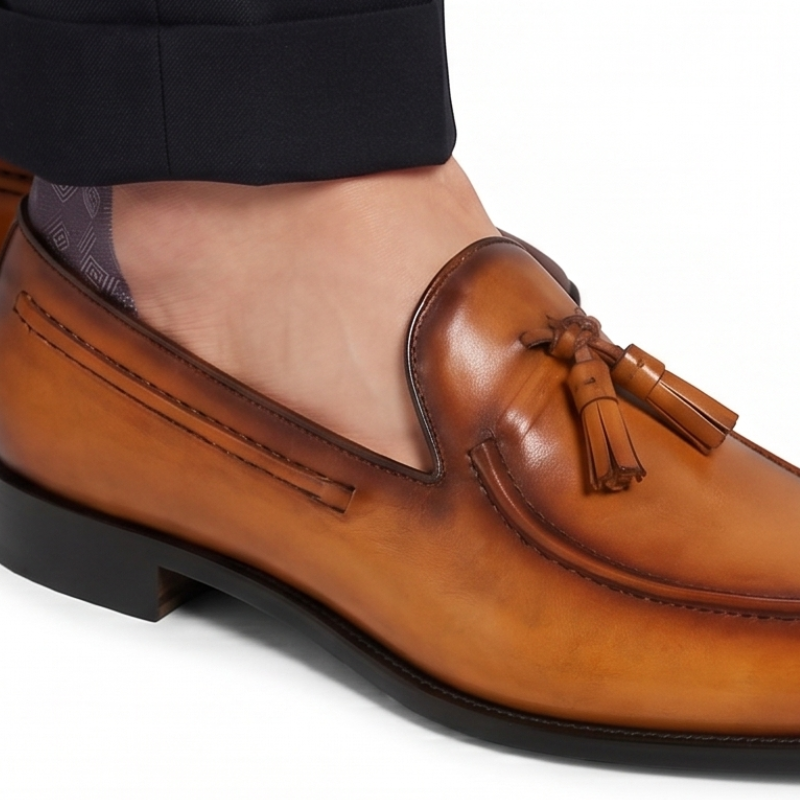 Alfred Leather Luxe Tassel Loafer