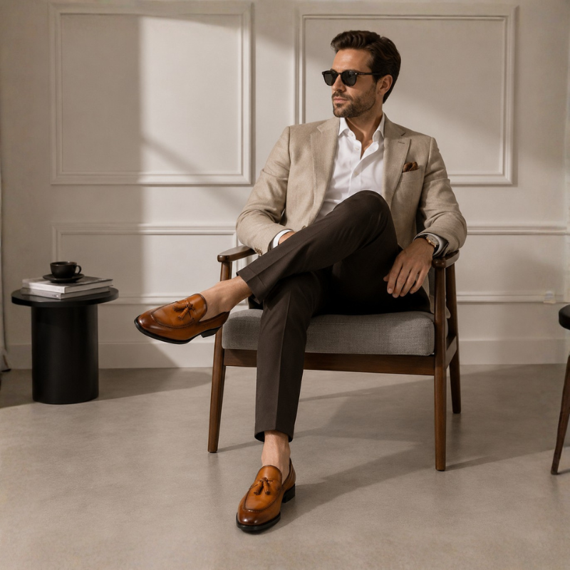 Alfred Leather Luxe Tassel Loafer