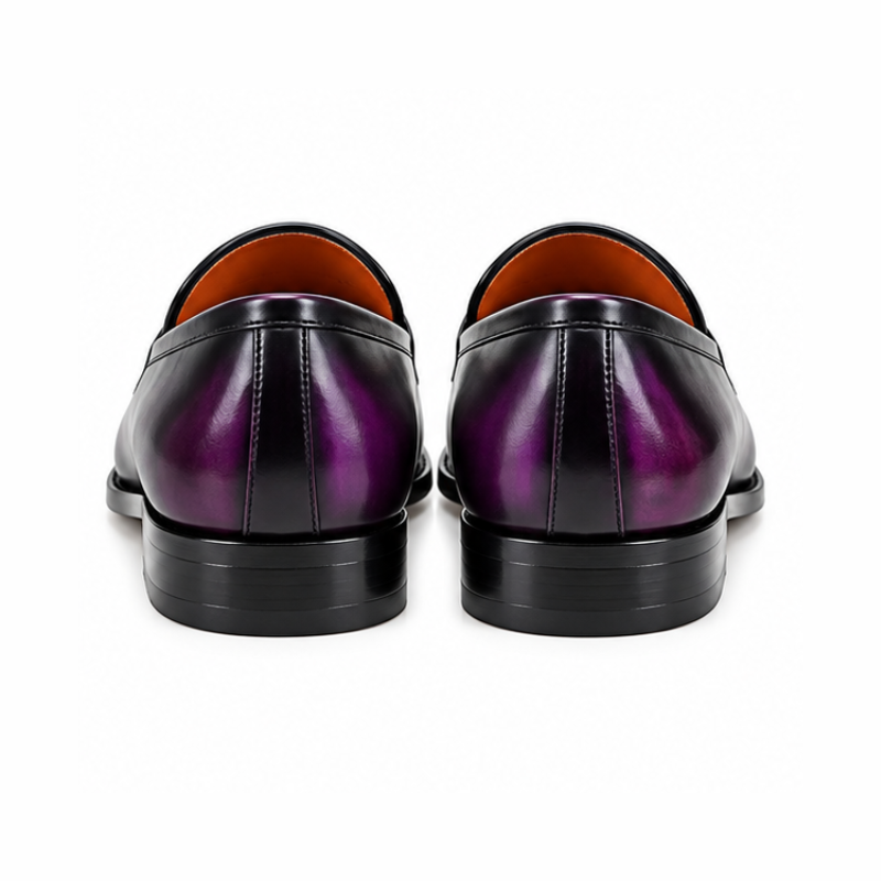 Ambrino Imperial Burnished Penny Loafers