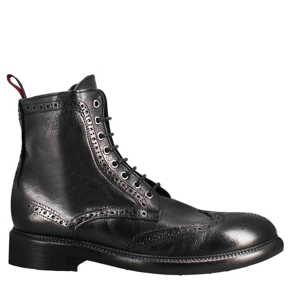 Washed Leather Boots