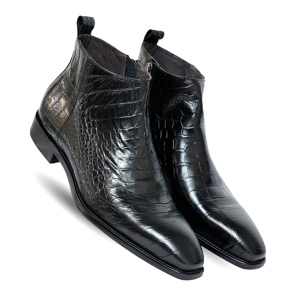 Antilia Croco Leather Boots