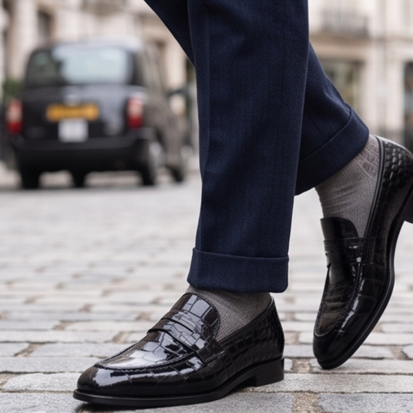Archer Croc Luxury Loafers