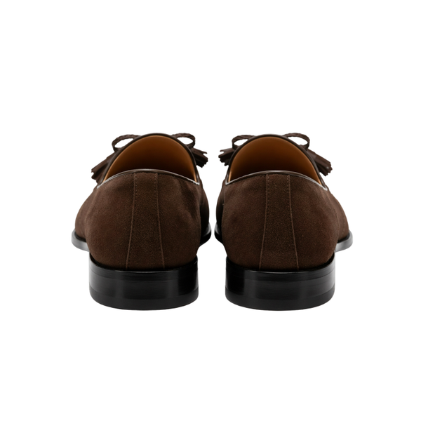 Aristo Italian Suede Tassel Loafers