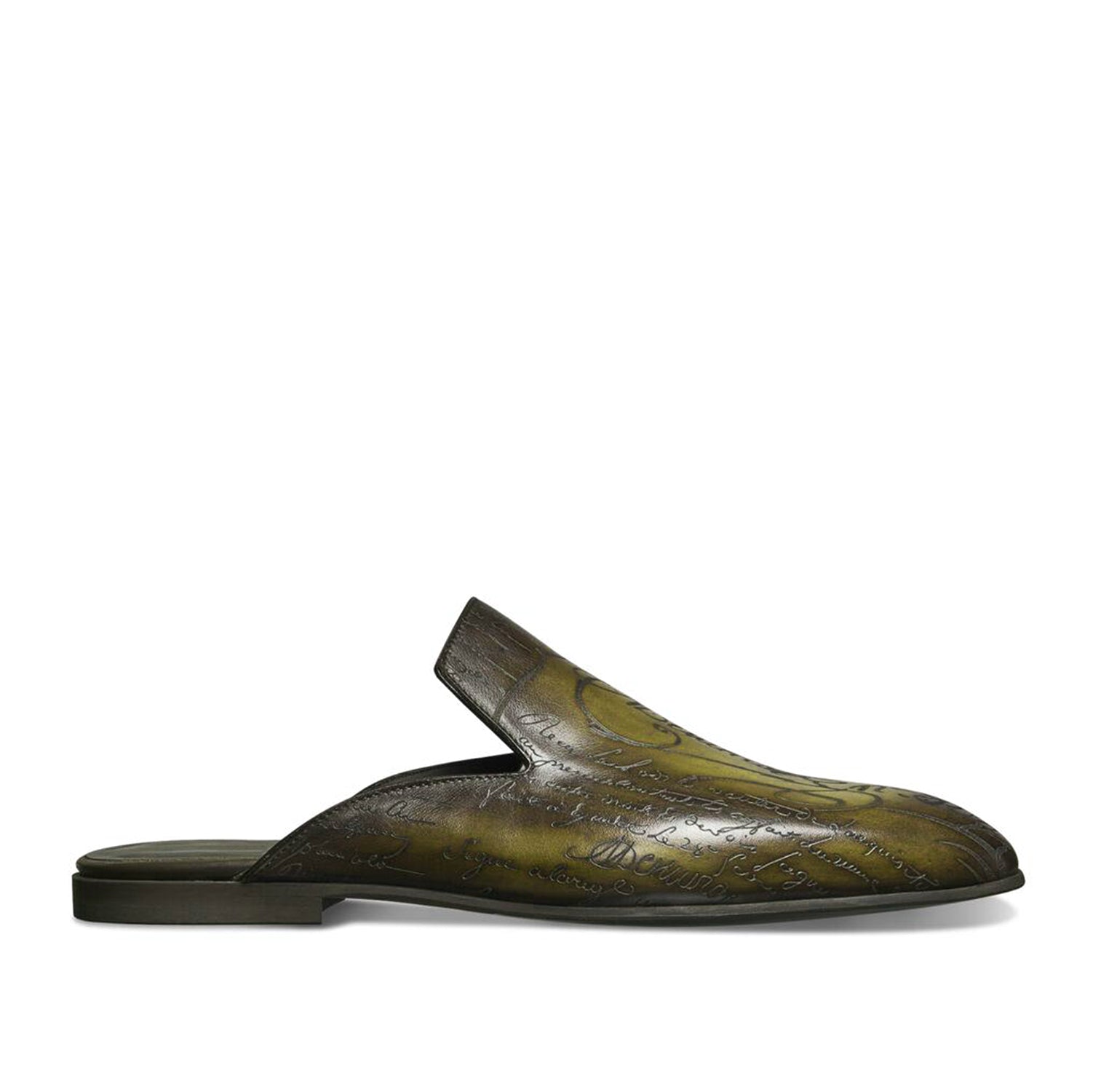 Trinidad Welch olive Mules