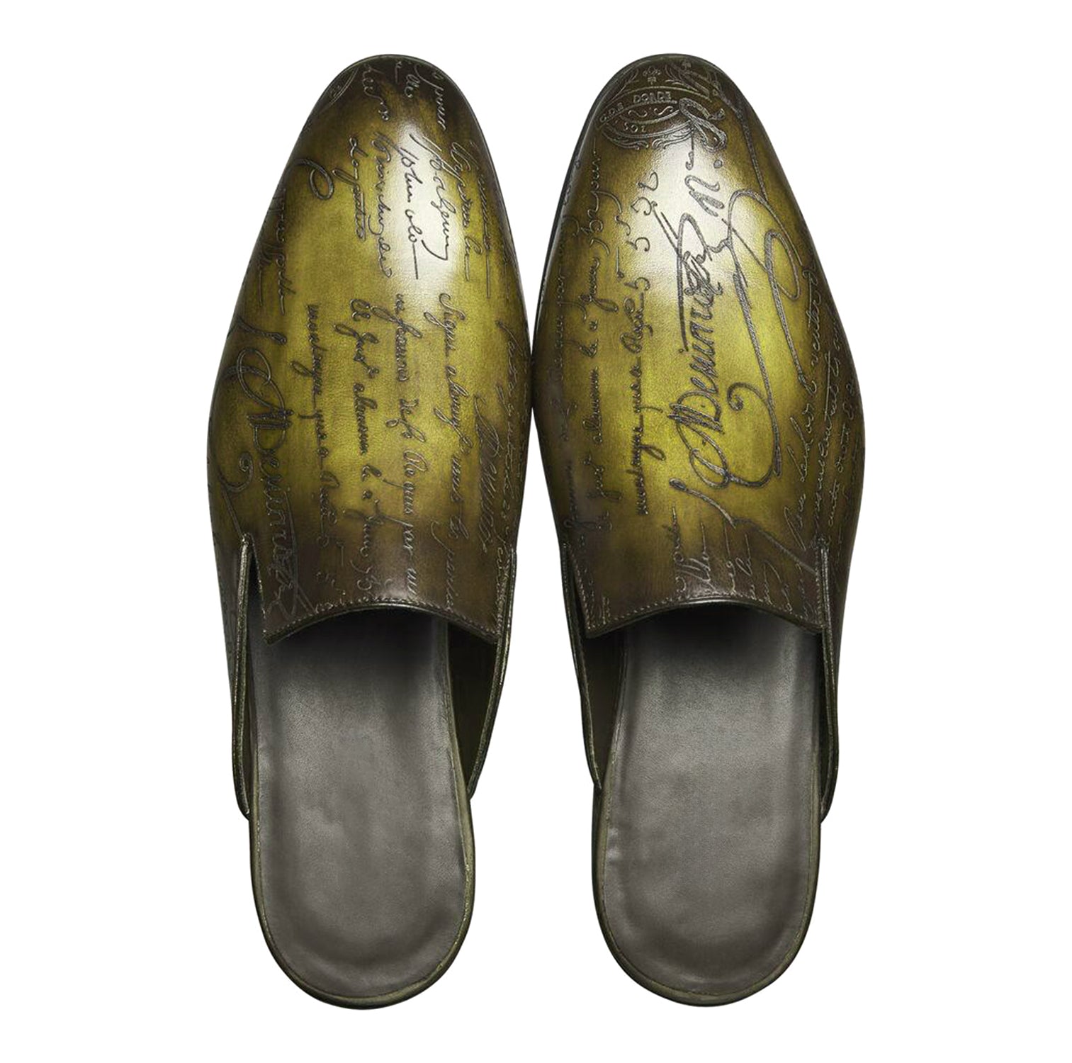 Trinidad Welch olive Mules