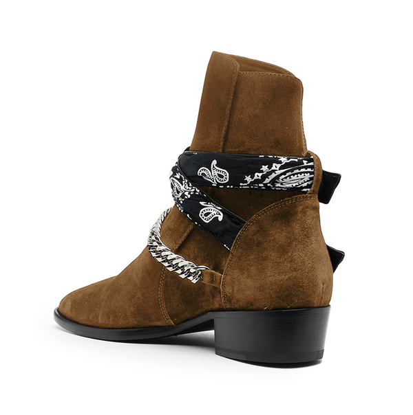 Bandana Buckle Cuban Boot
