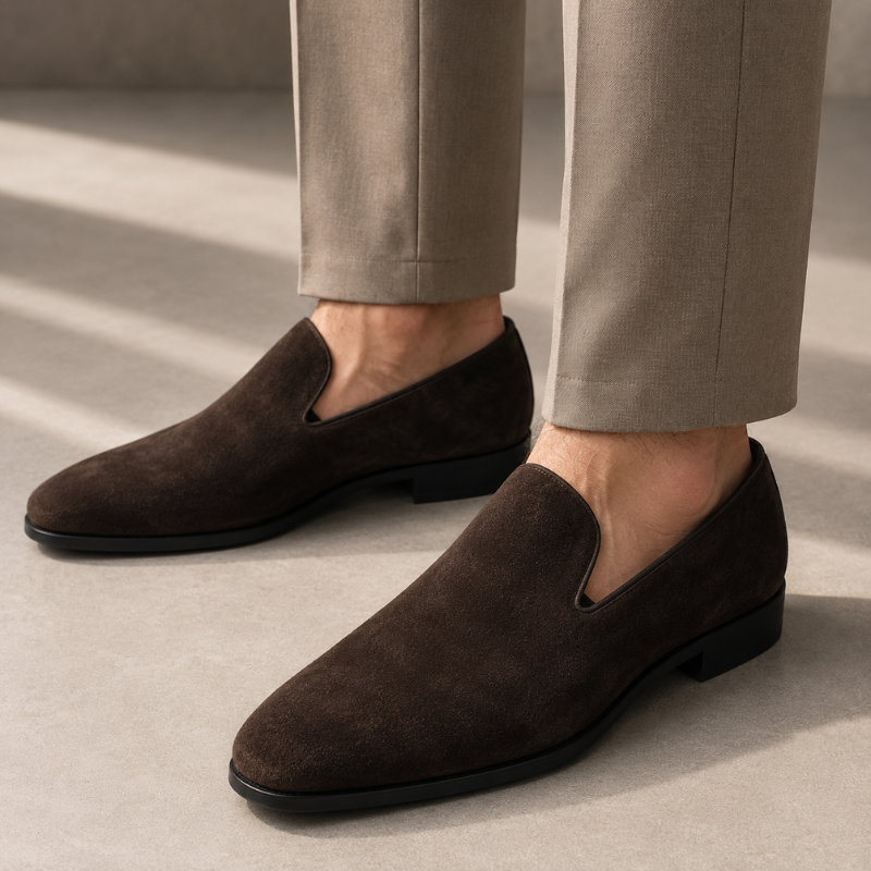 Athen Classic Suede Leather Loafer