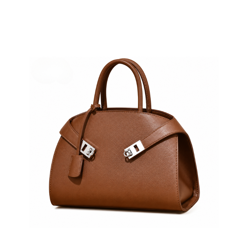 Classic Stylish Leather Ladies Handbag