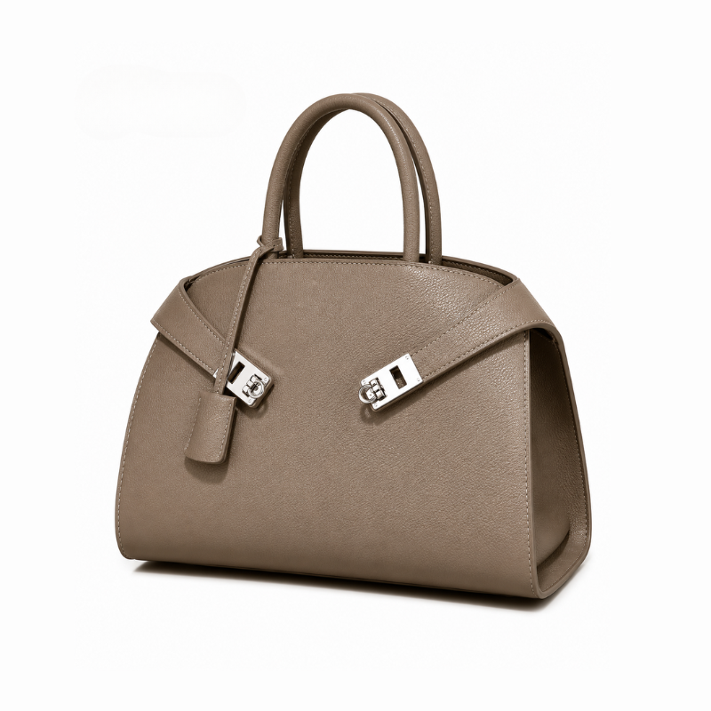 Classic Stylish Leather Ladies Handbag