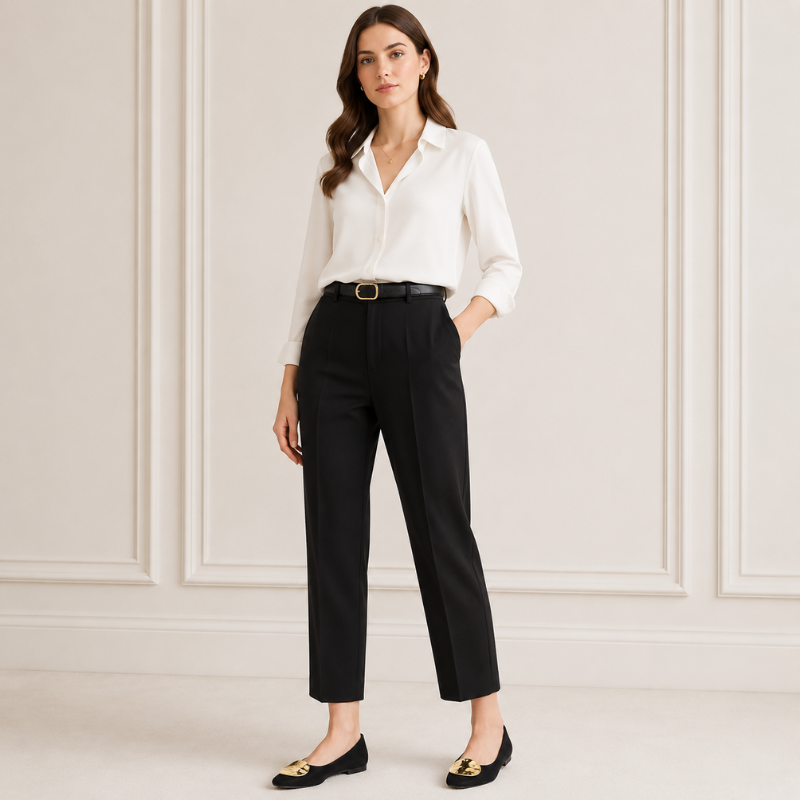 Aurelia Gold Medallion Ballet Flats