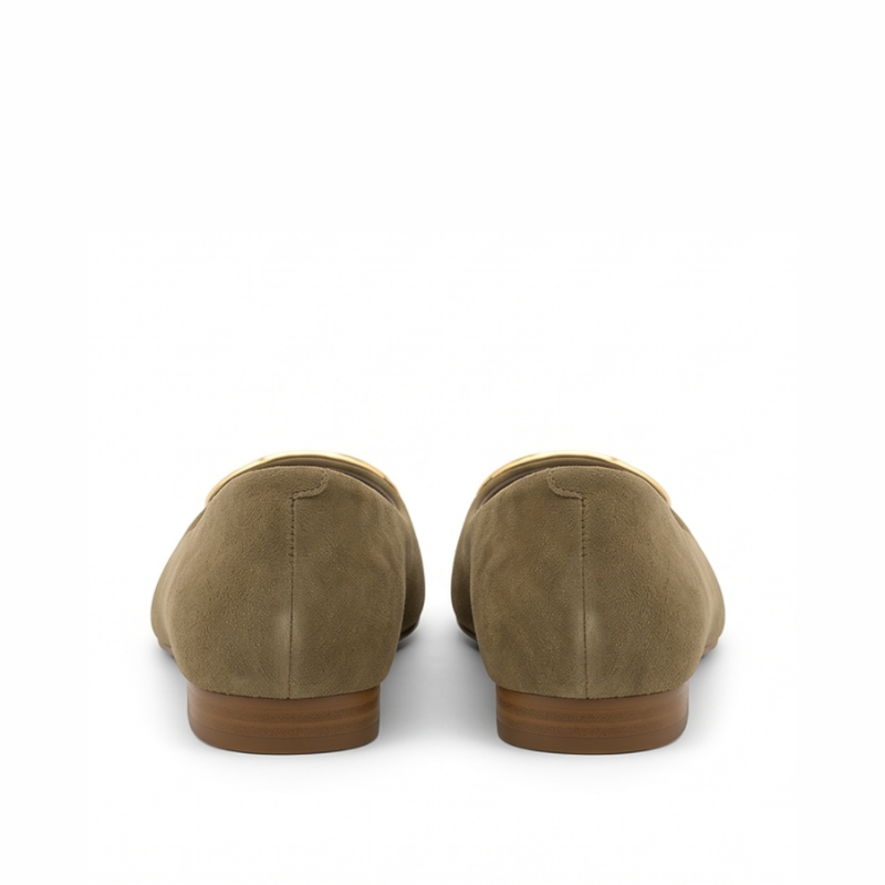 Aurelia Gold Medallion Ballet Flats